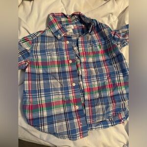 18 month Ralph Lauren plaid button down